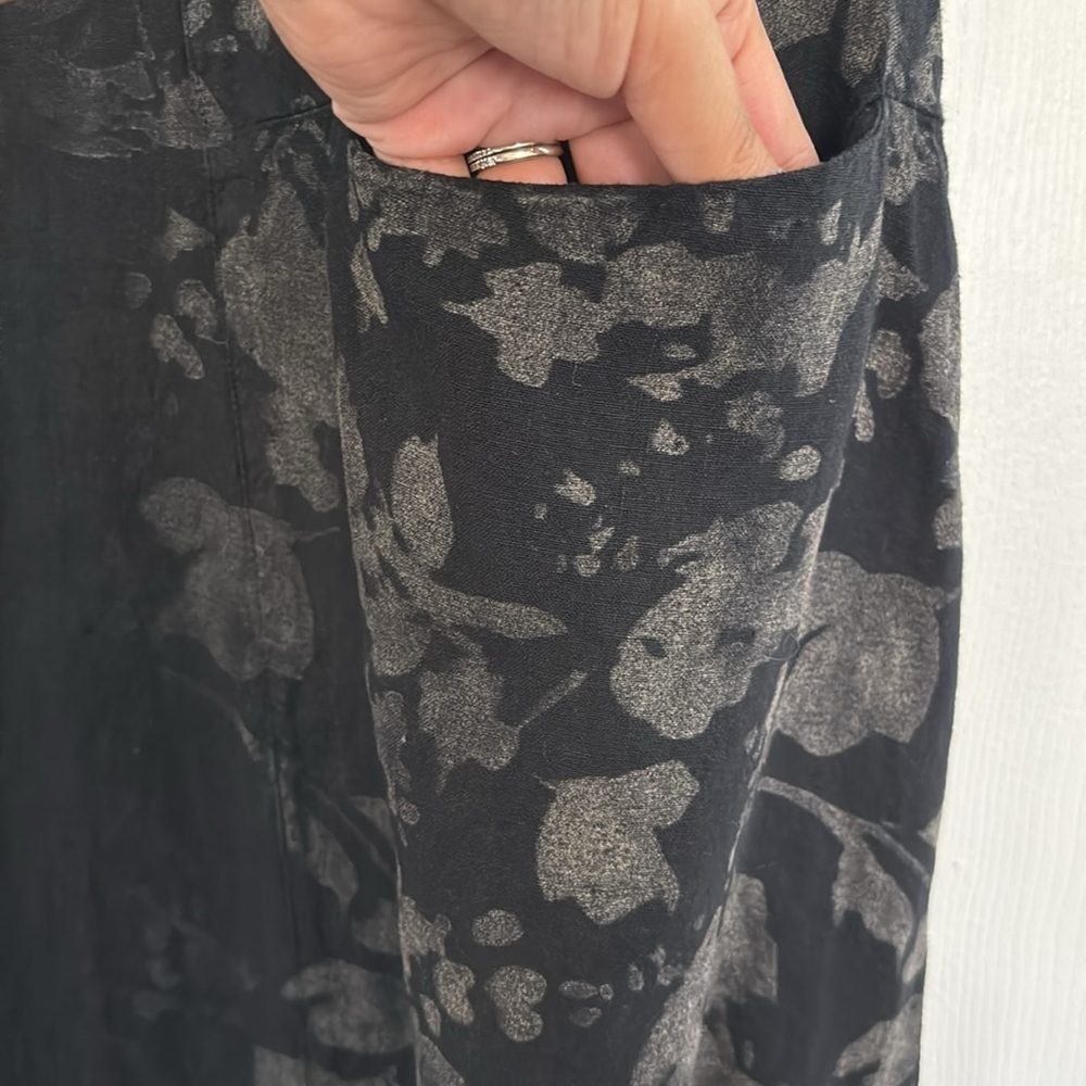 Elemente Clemente Linen Oversized Tunic Midi Lagenlook Dress Size 4 - Picture 6 of 10